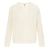 Basic Ribbed Sweatshirt | Off White