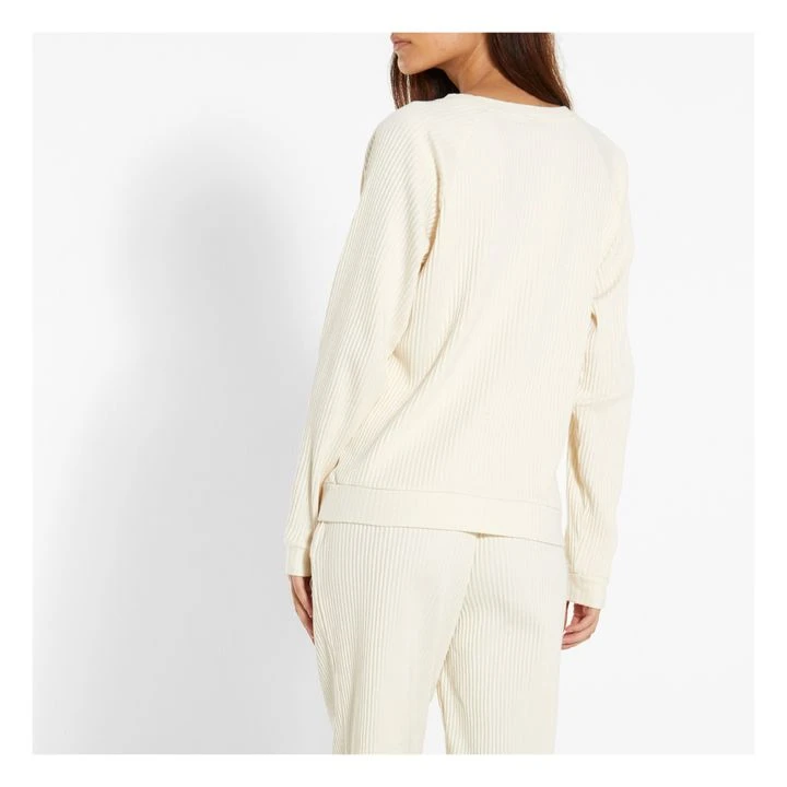 Basic Ribbed Sweatshirt | Off White 6 Basic Ribbed Sweatshirt | Off White - Image 4