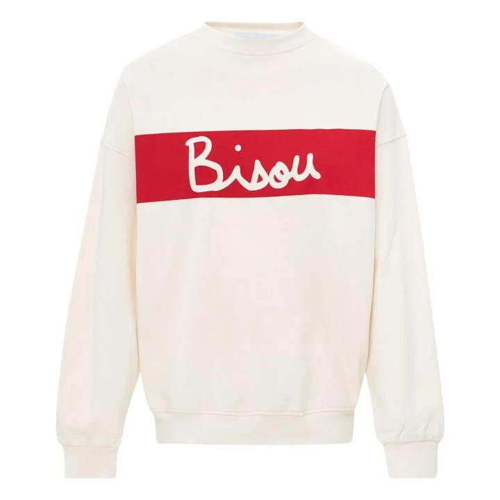 Oversize Bisou Sweatshirt - Women’s Collection | Ecru 3 Oversize Bisou Sweatshirt - Women’s Collection | Ecru