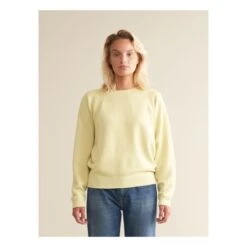 Bellerose Fella Sweater - Women’s Collection | Pale Yellow -A.P.C. Store unnamed file 1033