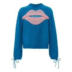Stella Nova Ely Mohair And Wool Jumper | Petrol Blue