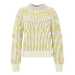 Kelsey Alpaca Wool And Wool Sweater | Yellow
