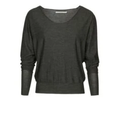 Tabis Extra Fine Merino Wool Sweater | Dark Grey