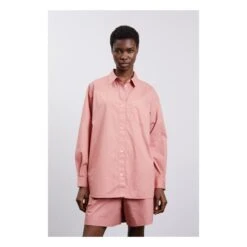 Edgar Organic Cotton Poplin Shirt | Rosewood -A.P.C. Store unnamed file 118