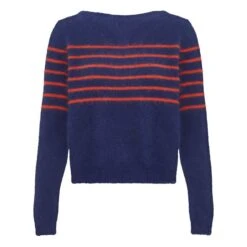Bellerose Dattor Angora Sweater - Women's Collection | Navy Blue