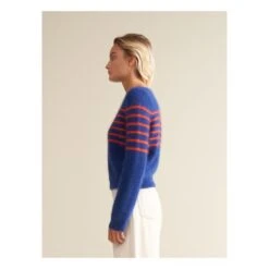 Bellerose Dattor Angora Sweater - Women's Collection | Navy Blue -A.P.C. Store unnamed file 1203