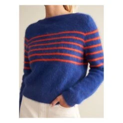 Bellerose Dattor Angora Sweater - Women's Collection | Navy Blue -A.P.C. Store unnamed file 1204