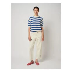 Bobo Choses Striped Knit Short Sleeve Sweater | Ecru 11 Bobo Choses Striped Knit Short Sleeve Sweater | Ecru -A.P.C. Store unnamed file 1212