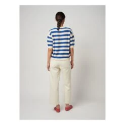 Bobo Choses Striped Knit Short Sleeve Sweater | Ecru 13 Bobo Choses Striped Knit Short Sleeve Sweater | Ecru -A.P.C. Store unnamed file 1214