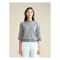 Bellerose Aever Organic Cotton Sweater - Women’s Collection | Heather Grey -A.P.C. Store unnamed file 1273