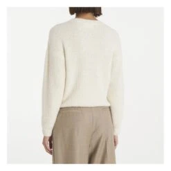 American Vintage East Alpaca Wool Crew Neck Jumper | Ecru -A.P.C. Store unnamed file 1281