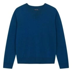 Soeur Pio Wool Sweater | Prussian Blue