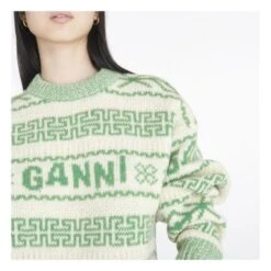 Ganni Organic Wool Jumper | Green -A.P.C. Store unnamed file 1312