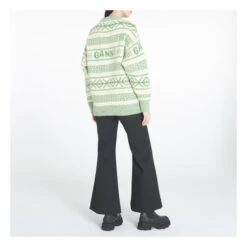 Ganni Organic Wool Jumper | Green -A.P.C. Store unnamed file 1313