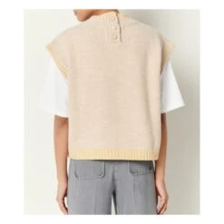 Livio Merino Wool Vest | Sand -A.P.C. Store unnamed file 1326