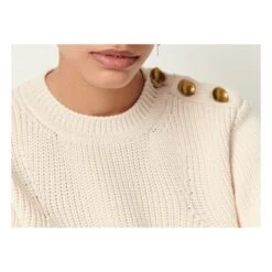 Anita Conti Merino Wool Sweater | Latte -A.P.C. Store unnamed file 1378