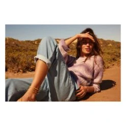 Mohair Openwork Sweater | Purple -A.P.C. Store unnamed file 1402