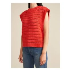 Bellerose Aiten Organic Cotton Sweater - Women’s Collection | Rouge Coquelicot -A.P.C. Store unnamed file 1421