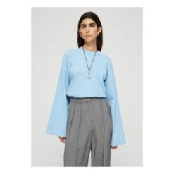 Classic Polo Extra Fine Merino Wool Jumper | Light Blue -A.P.C. Store unnamed file 1454