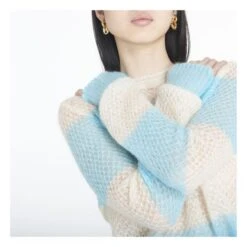 FORTE_FORTE Striped Mohair Jumper | Blue -A.P.C. Store unnamed file 1468