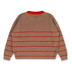 Organic Cotton Striped Sweater | Taupe Brown -A.P.C. Store unnamed file 1480