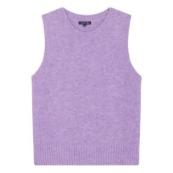 Soeur Namaste Sleeveless Sweater | Lilac