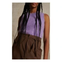Soeur Namaste Sleeveless Sweater | Lilac 8 Soeur Namaste Sleeveless Sweater | Lilac -A.P.C. Store unnamed file 1483