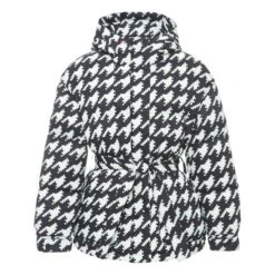 Oversize Ski Jacket II Pied De Poule | Black