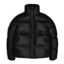 Rains Boxy Puffer Jacket | Black