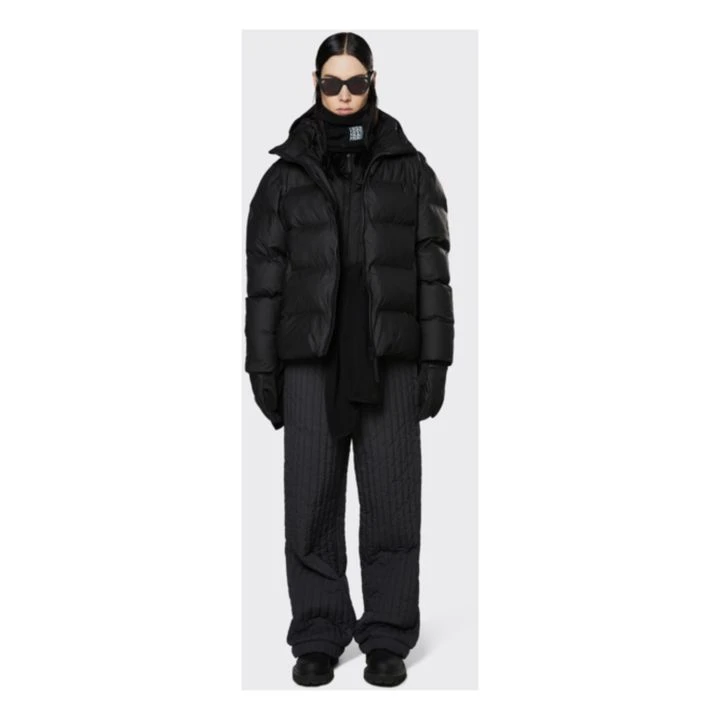 Rains Hooded Puffer Jacket | Black 4 Rains Hooded Puffer Jacket | Black - Image 2