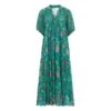 LEON & HARPER Organic Cotton Rizi Gipsy Dress | Green -A.P.C. Store unnamed file 1617