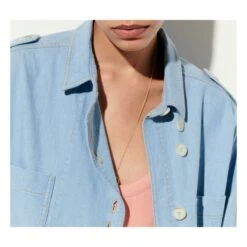 James Cotton And Linen Shirt | Light Blue 14 James Cotton And Linen Shirt | Light Blue -A.P.C. Store unnamed file 163