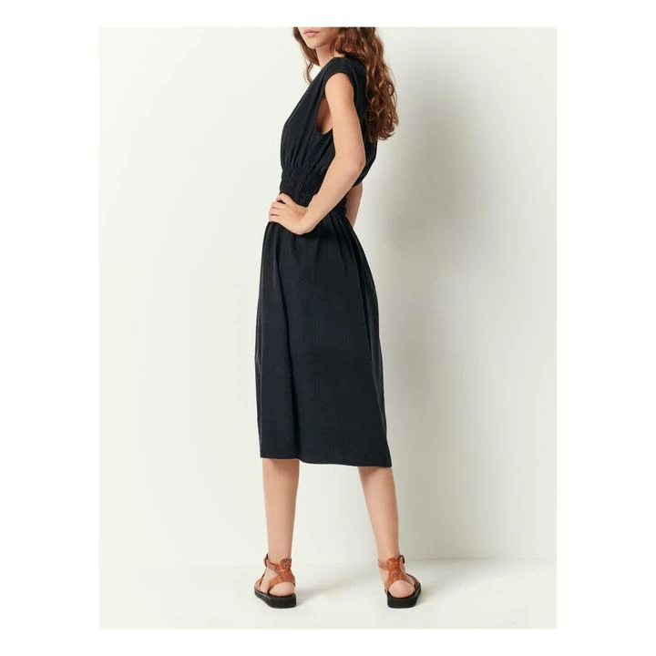 Galatée Cupro Dress | Dark Grey 8 Galatée Cupro Dress | Dark Grey - Image 6