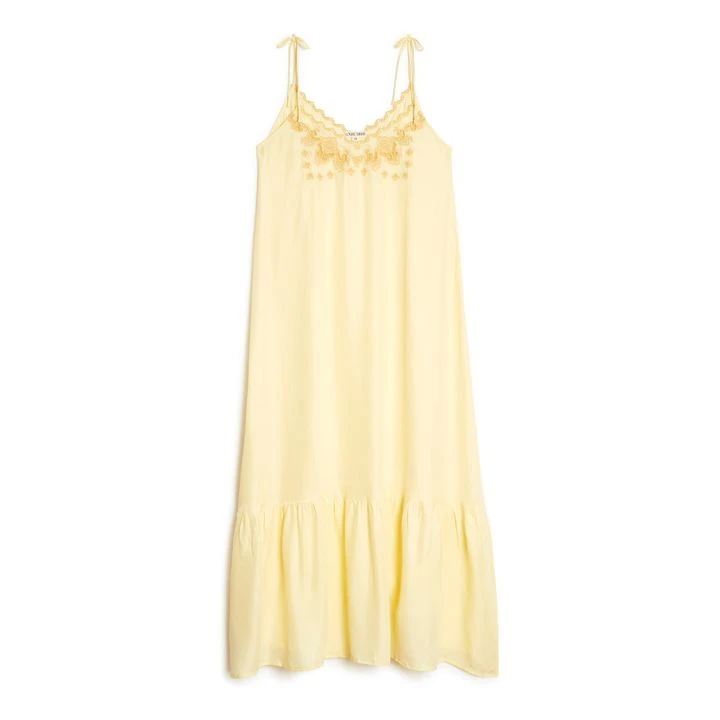 Louise Misha Aliciae Cupro Strapless Dress | Pale Yellow 3 Louise Misha Aliciae Cupro Strapless Dress | Pale Yellow