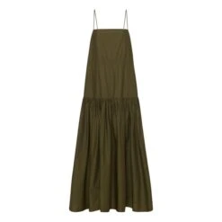Drop Waist Dress | Khaki