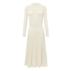 Lucia Knit Dress | Ecru