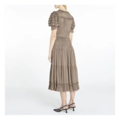 ULLA JOHNSON Carine Dress | Taupe Brown -A.P.C. Store unnamed file 1707