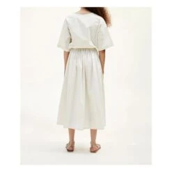 New Pleated Dress | White -A.P.C. Store unnamed file 1749