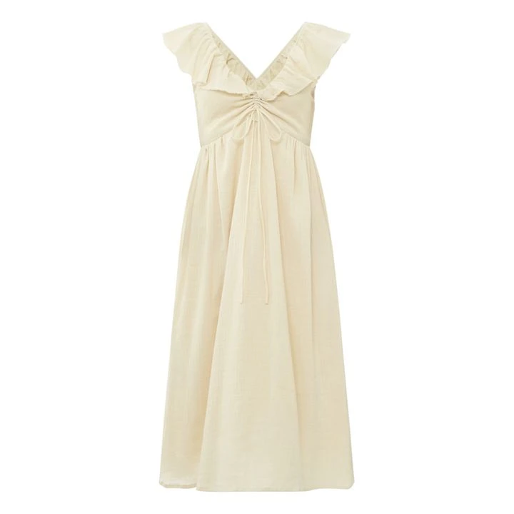 Dylan Cotton Crepe Dress | Sand 3 Dylan Cotton Crepe Dress | Sand