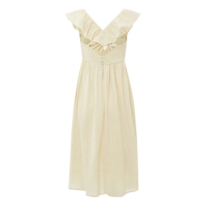 Dylan Cotton Crepe Dress | Sand 6 Dylan Cotton Crepe Dress | Sand - Image 4