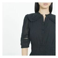 Coletta Embroidered Midi Dress | Black -A.P.C. Store unnamed file 1773