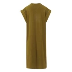 Heras Organic Cotton Dress | Olive Green -A.P.C. Store unnamed file 1784