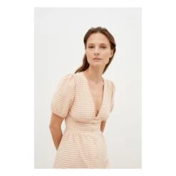 The New Society Petra Organic Cotton Dress | Ecru -A.P.C. Store unnamed file 1798