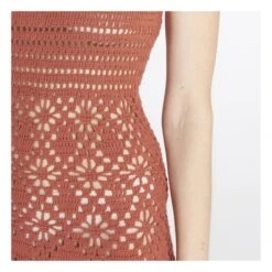 Edith Crochet Midi Dress | Terracotta -A.P.C. Store unnamed file 1807