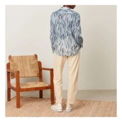 Hartford Printed Heart Shirt | Blue -A.P.C. Store unnamed file 186