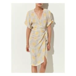 Sista Sari Cupro Dress | Yellow -A.P.C. Store unnamed file 1870
