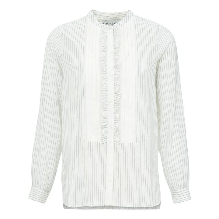 Khadi Unicycle Striped Cotton Shirt | White 3 Khadi Unicycle Striped Cotton Shirt | White