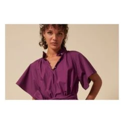 Diane Cotton Poplin Dress | Purple -A.P.C. Store unnamed file 1892