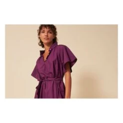 Diane Cotton Poplin Dress | Purple -A.P.C. Store unnamed file 1893