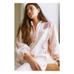 Costes Trim Detail Dress | Pale Pink -A.P.C. Store unnamed file 1900